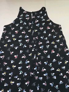 Cute Cat Print Tank Top