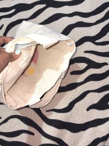 Hand-painted Floral Tote Bag