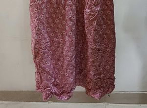 Pink Floral Padded Cami Dress/Top with Adjustable