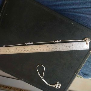 Pure Silver Anklets पायल For Women&amp; Girls. 1 pair