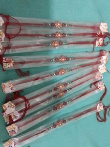 Set of 8 Designer Rakhi Bracelets