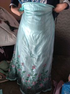 Beautiful Embroidered Mint Green Pakistani outfit