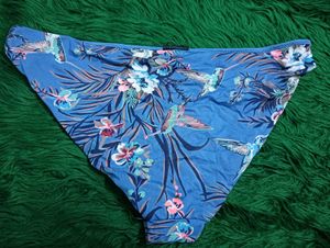 Floral 🖤Bikini Bottom - Blue🖤