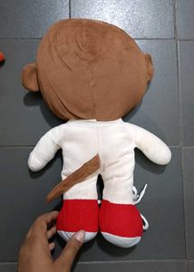 Cute Monkey Plush Toy with Sneakers