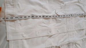 White Denim Shirt Dress