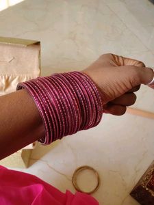 Green Glass Bangles Set