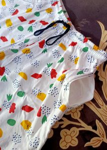 Funky Fruit Print Shorts for women