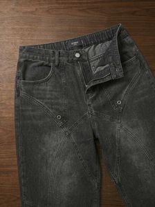 Men's Gray Cargo Shirt and Black Jeans