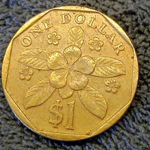 1994 Singapore One Dollar Coin