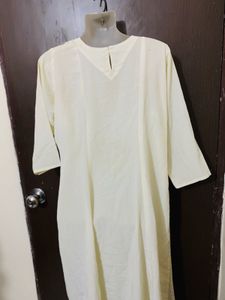 Embroidered Cream Tunic