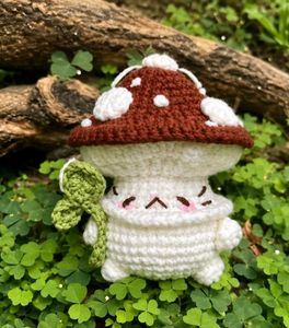 Cute Crochet Mushroom(1 piece)