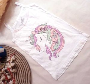 Very Beautiful Girls Short SleevelessUnicorn Kids