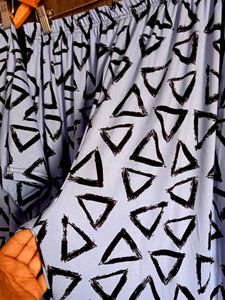Co-ords Triangle Print Pajama Set or night suit