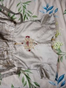 Elegant Girls' Embellished Dress