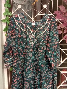 Women Cotton Kurtie A Shape