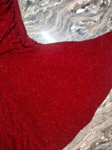 Sparkling Red Party Dress