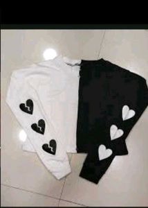 Split Heart Crop Top