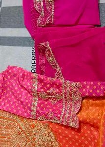 Gorgeous Pink &amp; Orange Dress suits