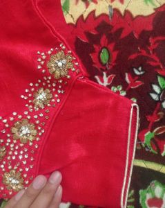 Premium Off White Net Floral Embroidered Lehenga