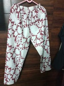 Embroidered Palazzo Pants