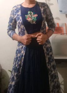 Floral Jacket & Skirt Set