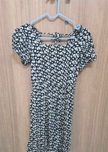 Chic Floral Print Mini Dress