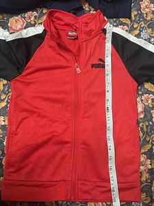 Puma Red Black White Track Jacket