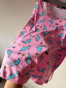 Cute Dolphin Print coord set