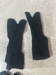 5 pair of black socks for women