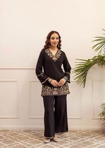Floral Embroidered Co-ord Set
