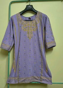 Thermal Stylish Lavender Kurta
