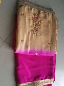 Beautiful Pink &amp; Gold embroidery