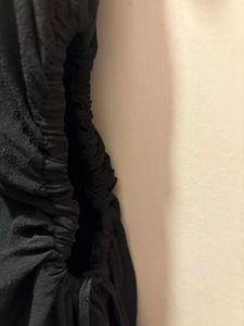 H&amp;M Chic Black Cutout Midi Dress