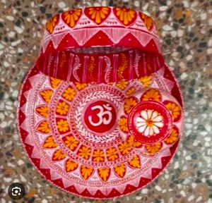 Aipan Art Karwachauth Pooja Set