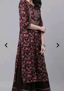 Beautiful "Ishin" Brand Kurta And Palazzo Set