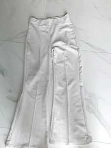 White Flare Pants