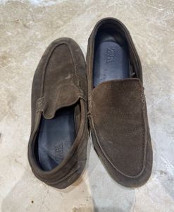 Zara Men's Suede Loafers
