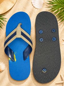 Men's Blue Flip Flops