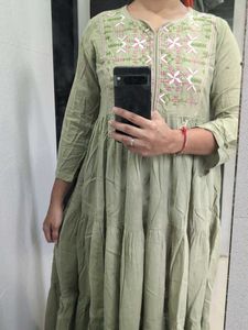 anarkali free style kurta