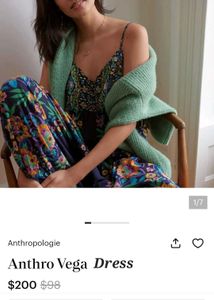 Anthropologie's  Blue dress 🦋