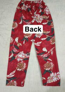 Red Floral Printed Co-Ord Set