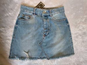 Denim Mini Skirt