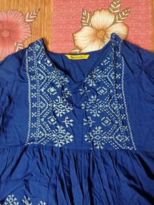 Boho Embroidered Peasant Top