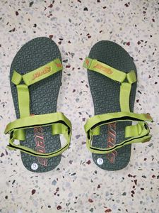 Sparx Comfortable Green Slippers UK 5