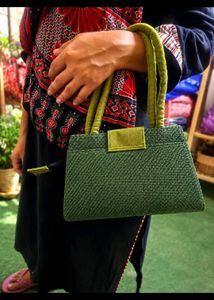 Olive Whisper Handcrafted Handbag