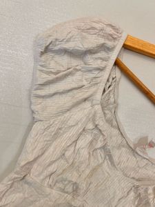 Ruched Drawstring Crop Top