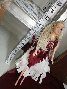 Unique Barbie with  Doll Dress