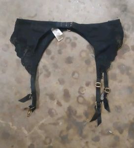 Black Lace Garter Belt