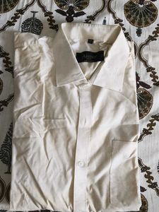 Arvind Off-White Formal Shirt