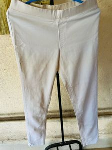 White Slim Fit Pants
